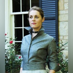 Middy n Me holiday Sparkle blouse size UK22 (42 bust) GOLD BLACK long sleeve